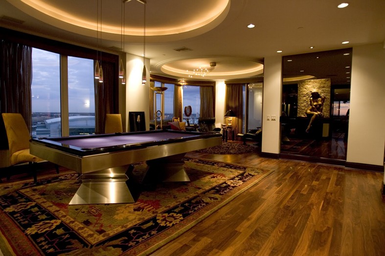 Billard Room Hardwood Flooring